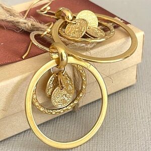 Bohemian Luxe Triple Hoop Earrings | 18K & 14K Gold Plated | Pierced & Clip-On